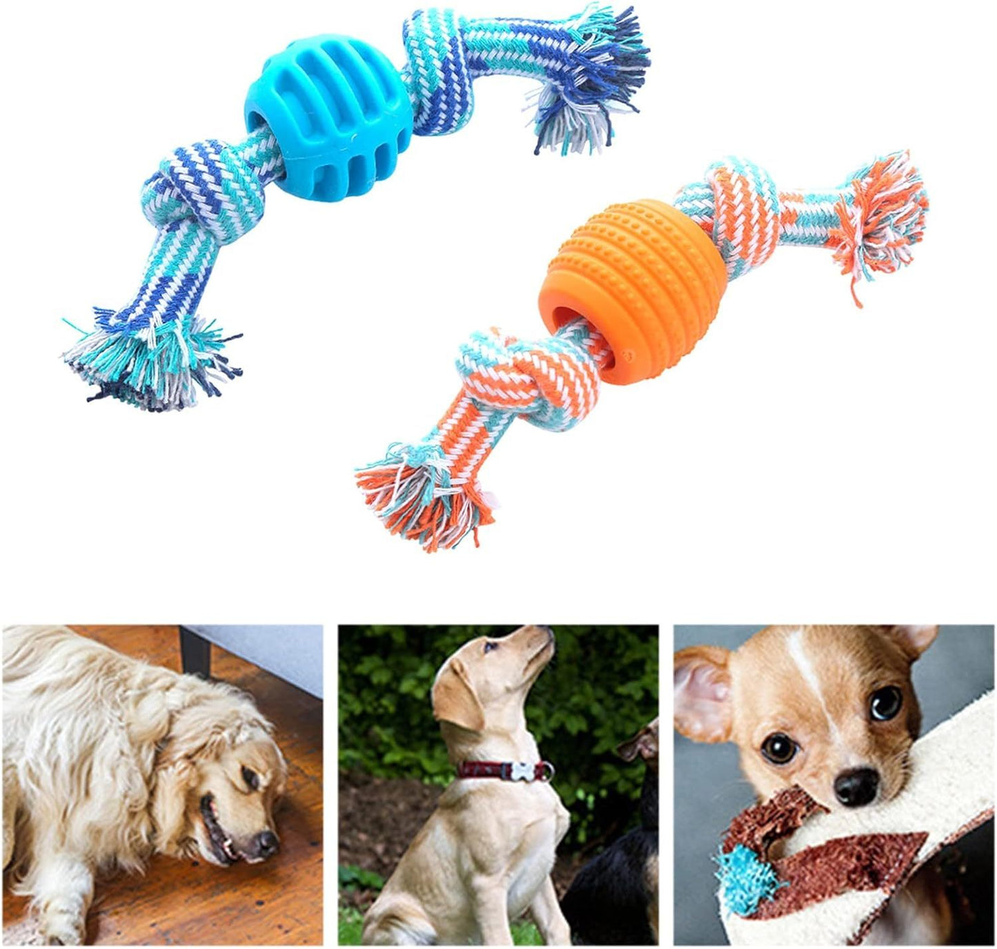 Chew Toys Molar Toy Cute Dog Toys With Ropes Chew Toys Dog Soft Durable Dog Chew Toys Cleaning Teeth And Protects Oral Health Blue