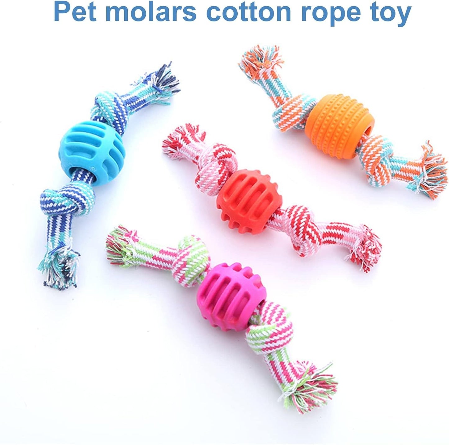 Chew Toys Molar Toy Cute Dog Toys With Ropes Chew Toys Dog Soft Durable Dog Chew Toys Cleaning Teeth And Protects Oral Health Blue